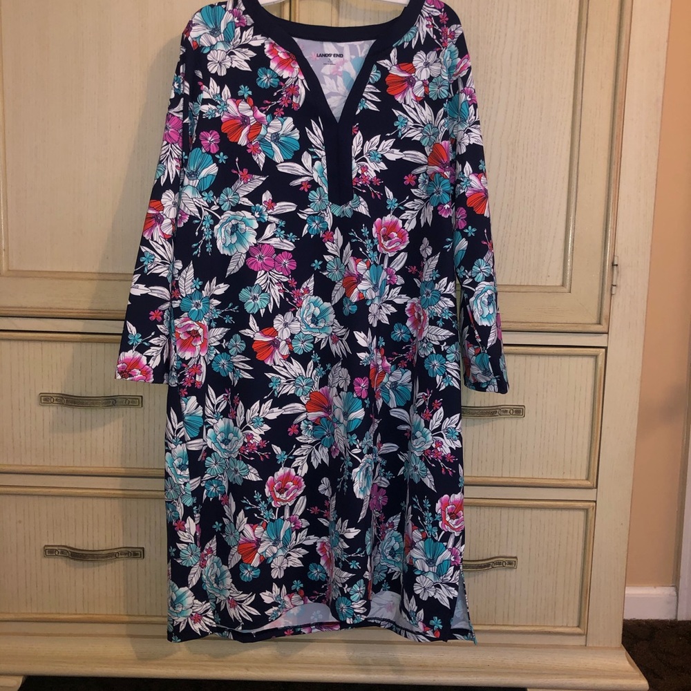 Floral bathing suit coverup